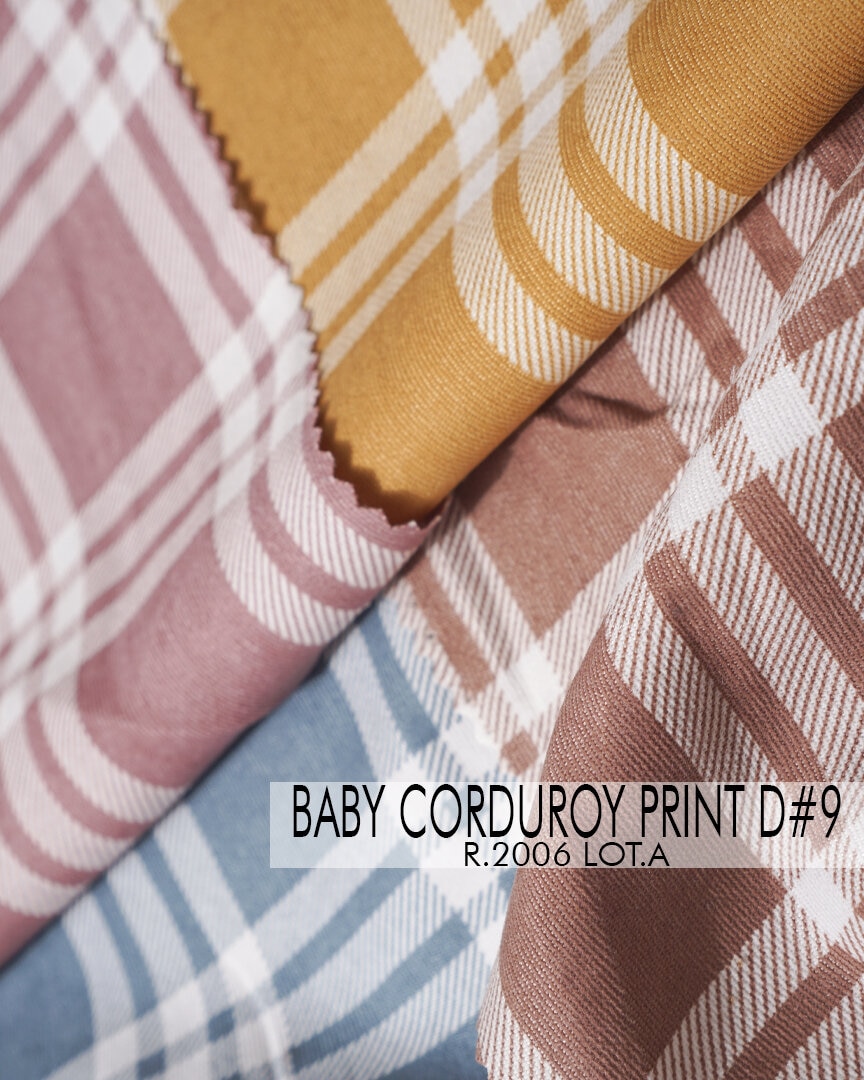 Baby Corduroy Print D#9 A