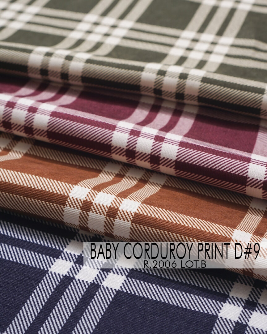 Baby Corduroy Print D#9 B