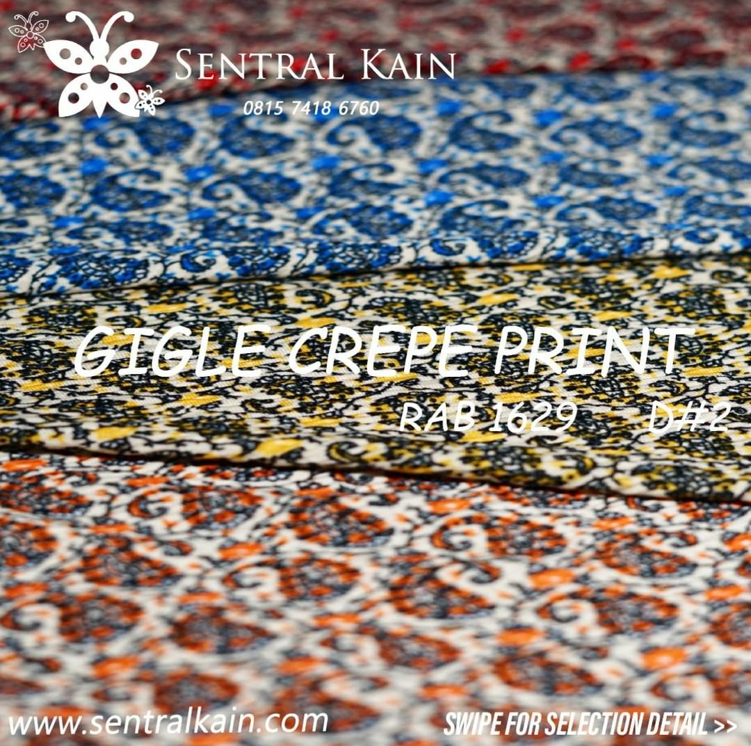 GIGLE CREPE PRINT D#2