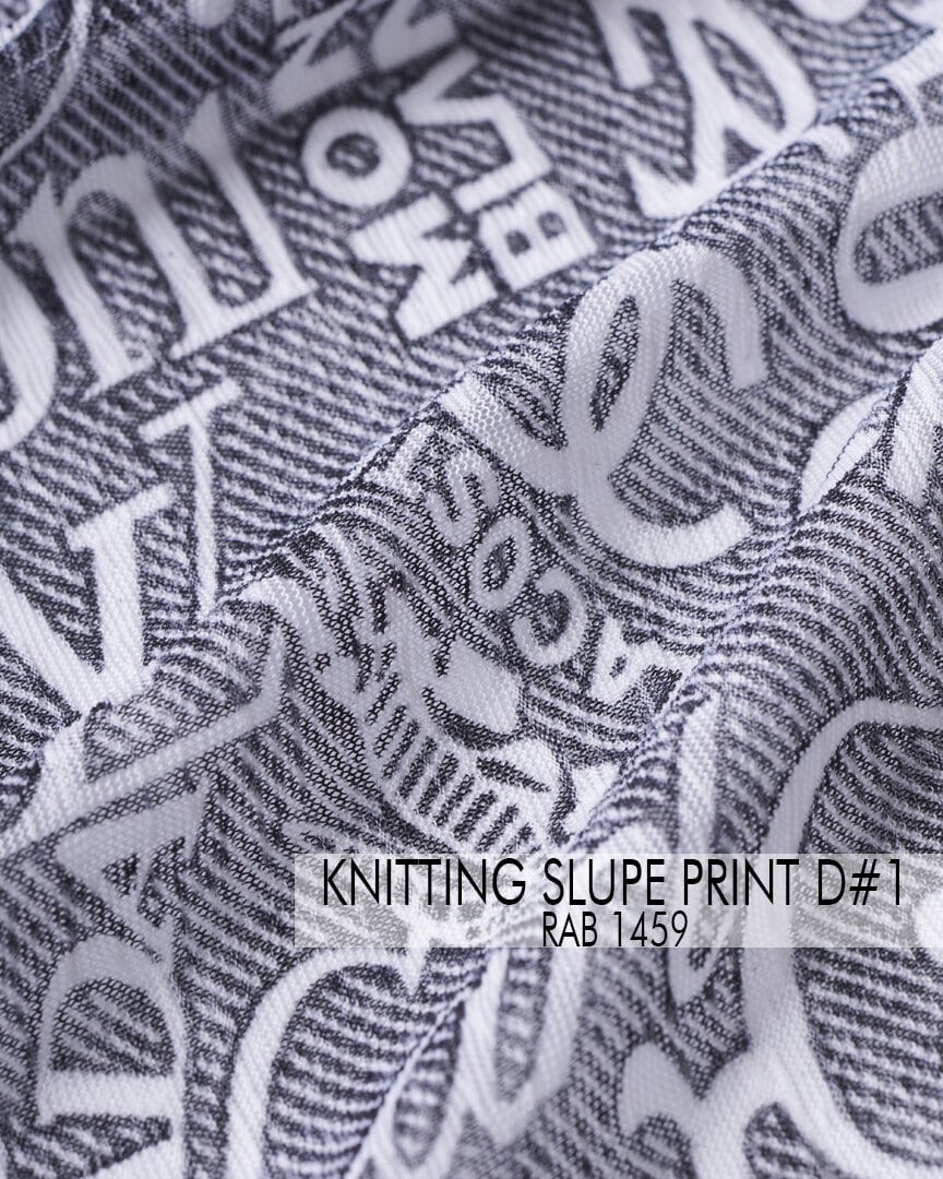 Knitting Slupe Print D#1