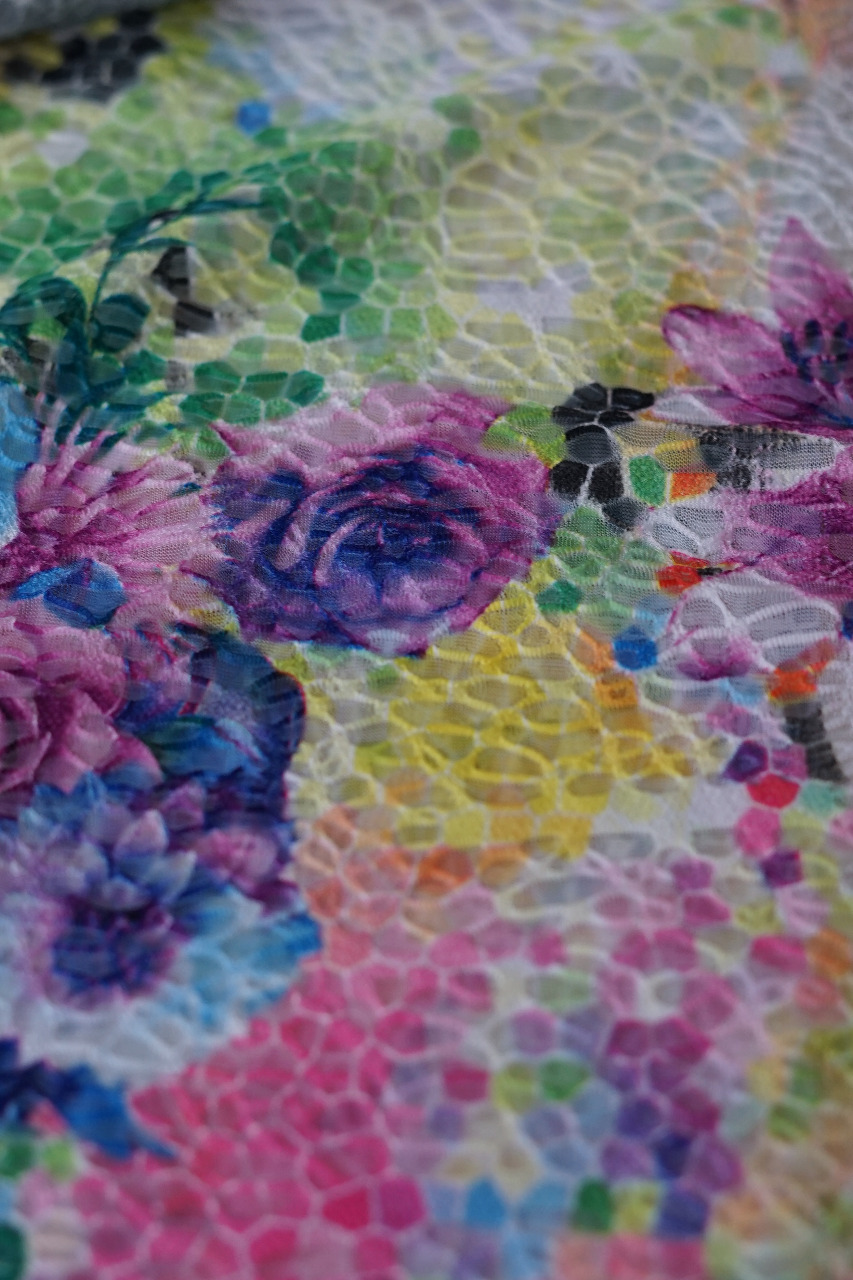 LACE CARABIAN PRINT D#17