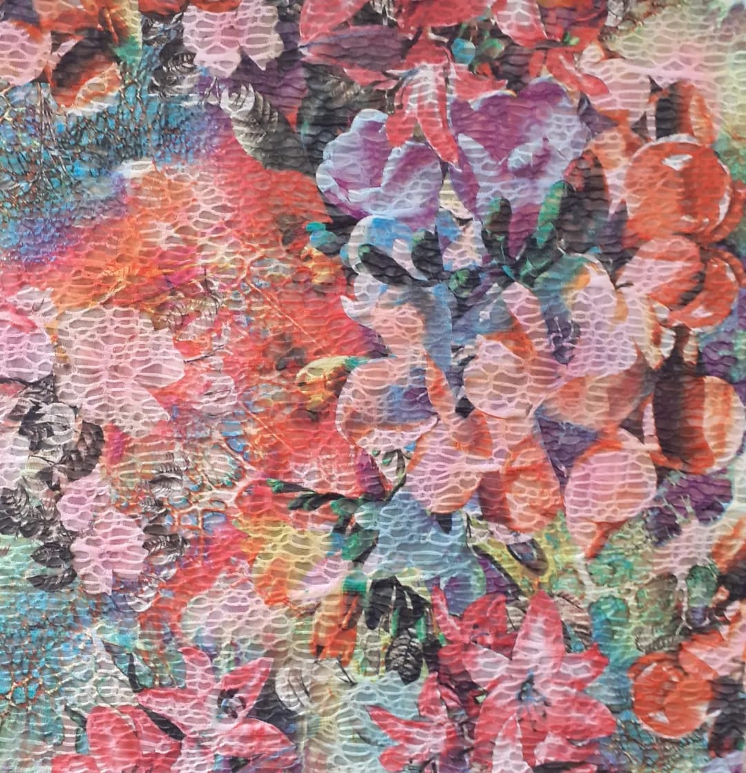 LACE CARABIAN PRINT D#7